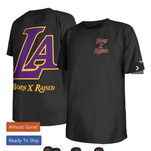 Born x raised LA Lakers shirt